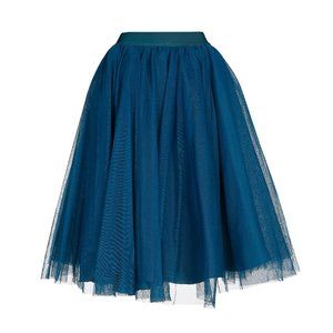 NWT Beautiful Petrol Blue Midi Tutu tulle skirt